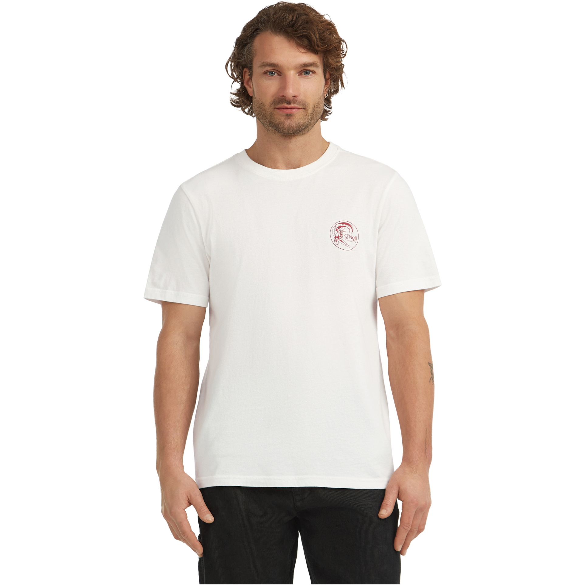 2025 O'Neill Mens O'Riginals Back Print T-Shirt 2850317 - Snow White